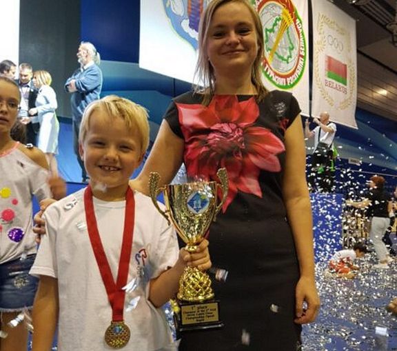 Jiří Bouška se právě v Minsku stal mistrem světa v rapid šachu (srpen 2019).