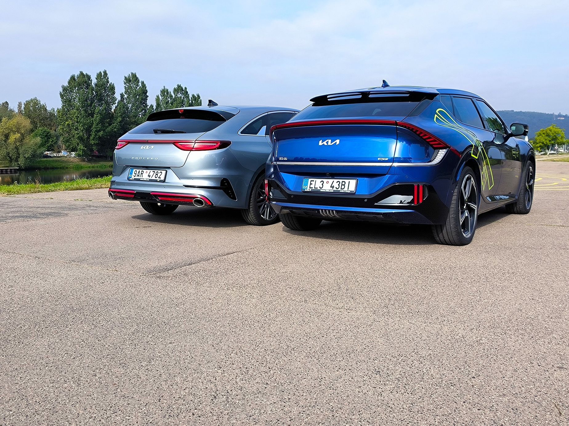 Kia EV6 GT a Kia Proceed 2023