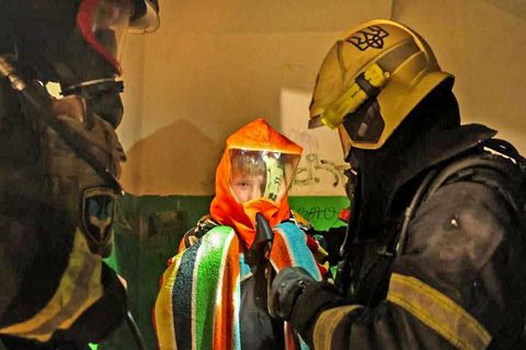 Ukrajina, Kyjev, Rusko, válka, drony, bombardování,