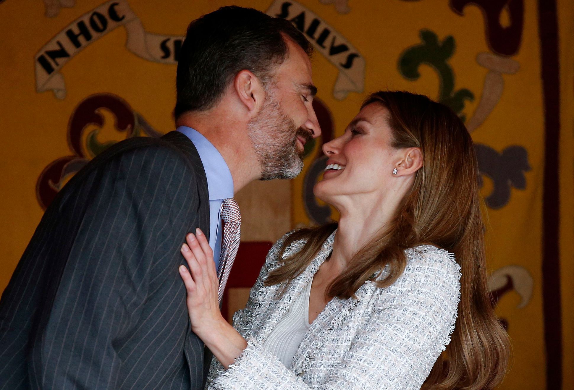 španělský princ Felipe a princezna Letizia