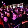 Simferopol - lidé čekají na výsledky - koncert
