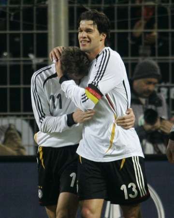 Michael Ballack a Miroslav Klose