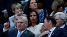 Britian's Prince Andrew (L) on Centre Court at the Wimbledon Tennis Championships in London, July 10, 2015. REUTERS/Adrian Dennis/Pool