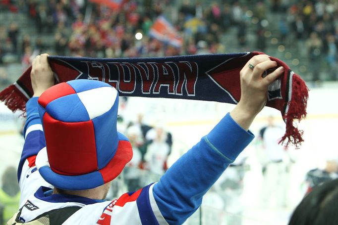 Duel KHL mezi HC Lev a Slovanem Bratislava