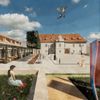 zámek, zámek Bzí, rekonstrukce, vizualizace, architektura