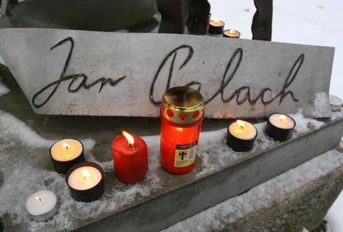 Jan Palach a svíčky