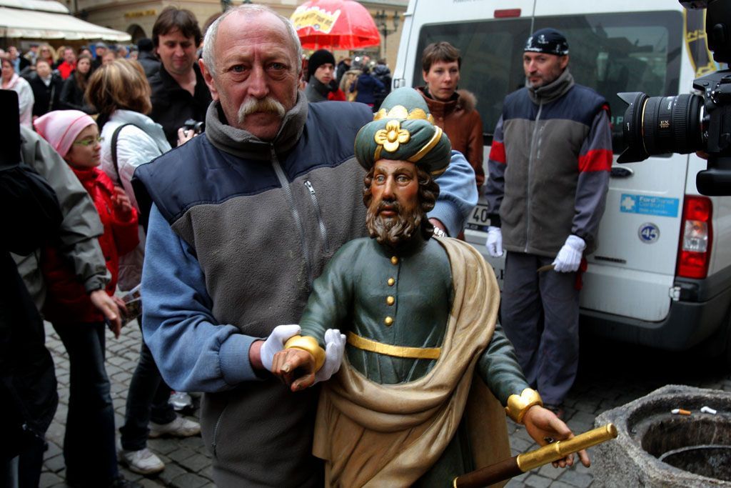 Pražský orloj po rekonstrukci