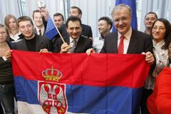 Srbsko dalo přihlášku do EU.Čechy má za hlavní spojence