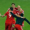 Fotbal, Liga mistrů, Bayern - Dortmund: hráči Bayernu slaví vítězství