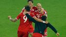 Fotbal, Liga mistrů, Bayern - Dortmund: hráči Bayernu slaví vítězství