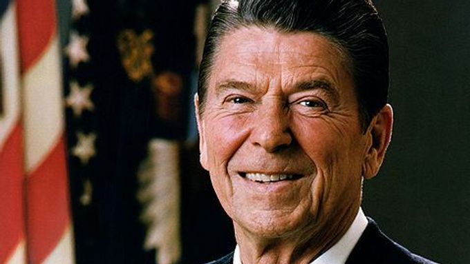 Bývalý americký prezident Ronald Reagan.