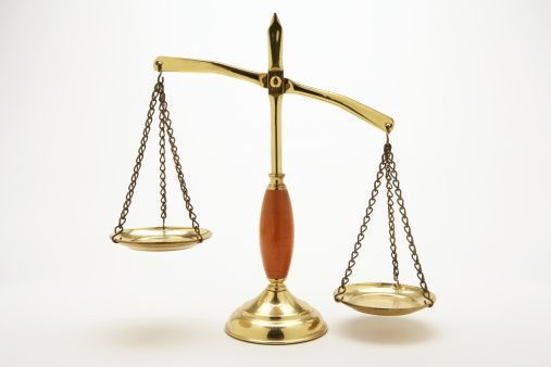 Justice, spravedlnost, právo, soud, váhy, ilustrační foto