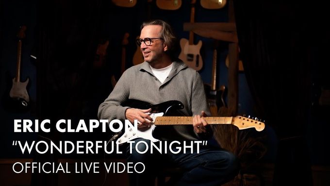 Wonderful Tonight, jak ji Clapton hrál v londýnské Royal Albert Hall.