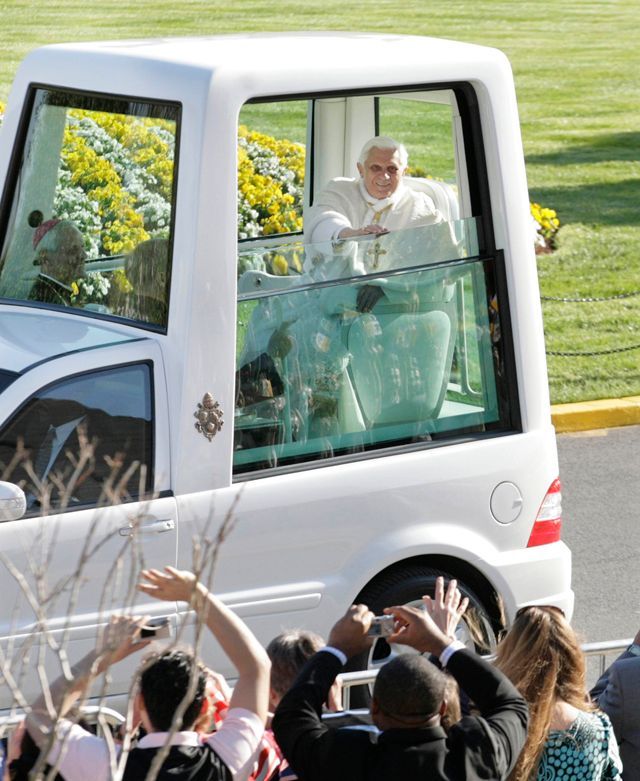 Papež Benedikt XVI. na návštěvě v USA