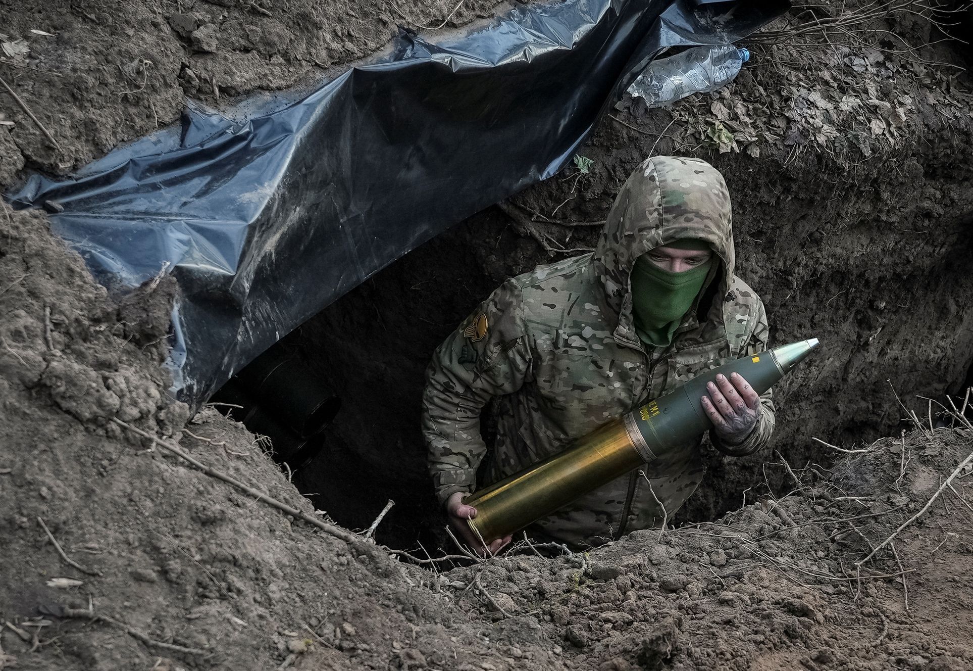 Ukrajina voják munice válka