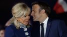 Emmanuel Macron a jeho žena Brigitte