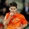Lionel Messi slaví branku