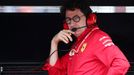 Šéf týmu Ferrari Mattia Binotto Velké ceně Maďarska formule 1 2019