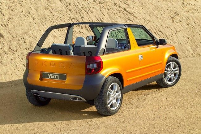 Škoda Yeti - zadní pohled