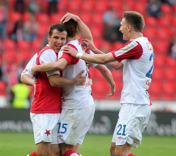 Fotbal, Gambrinus liga, Slavia - Jablonec: Marcel Gecov (15)