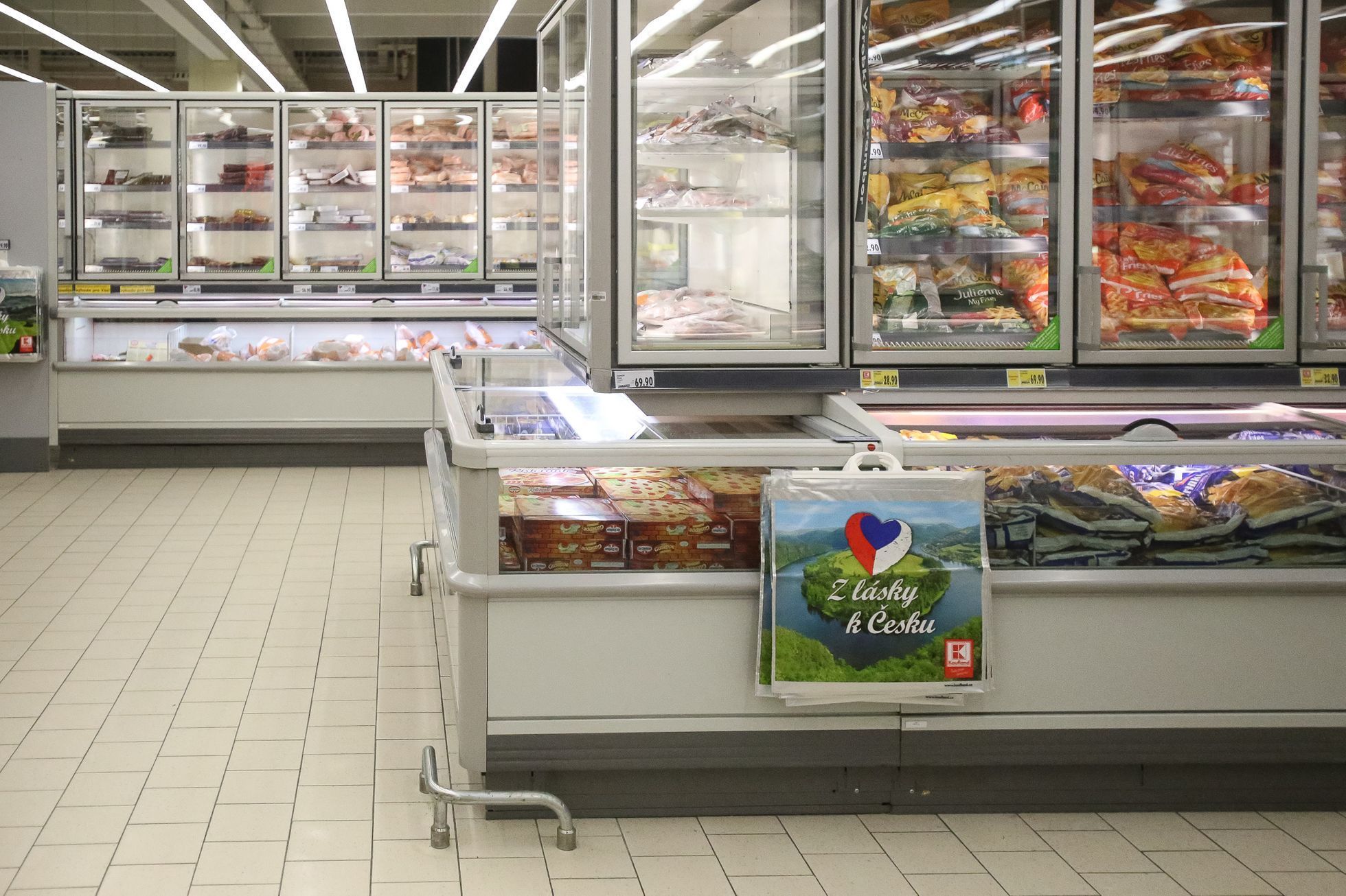 Kaufland, nakupování, obchod, supermarket, z lásky k Česku - ilustrační foto