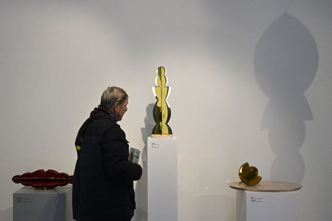 Snímek z výstavy děl Tomáše Rajlicha v Museu Kampa.