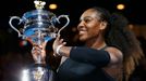 Serena Williamsová ve finále Australian Open 2017