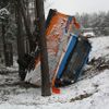 Nehoda sypače u Třemošné na Plzeňsku