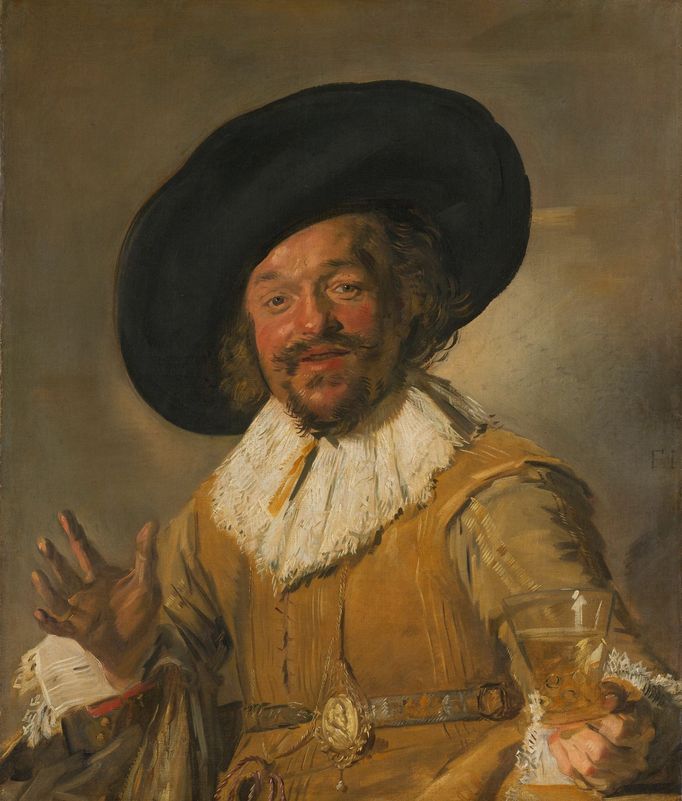 Frans Hals: Veselý piják, cca 1629.