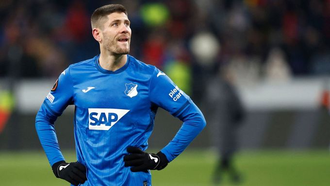 Zklamaný fotbalista Hoffenheimu Andrej Kramarič