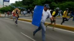 Povolební protesty v Caracasu