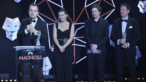 Vlevo jsou režisér Michal Blaško a producentka Pavla Janoušková Kubečková.