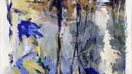 Březová alej - Hráz jezírka, 1974-1975 Olej na plátně 250 x 180 cm