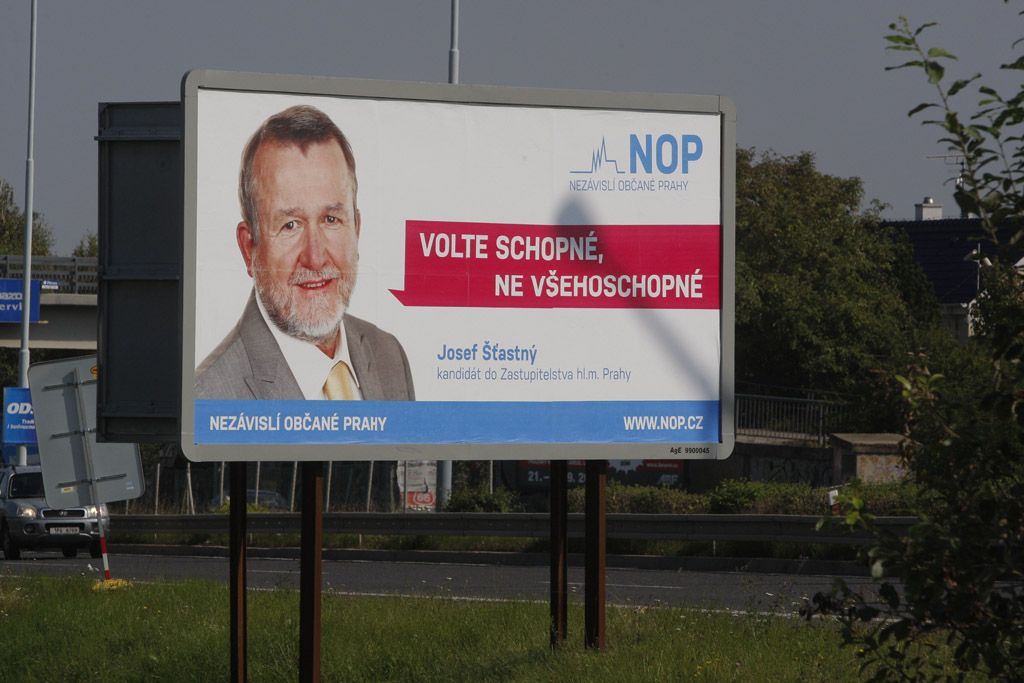 Billboardy na komunální volby