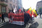 Radikálové kráčeli Brnem, patnáct lidí zadržela policie
