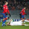 fotbal, Liga mistrů 2018/2019, CSKA Moskva - Plzeň, zraněný Roman Hubník