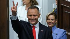 Karol Nawrocki POlský prezident přísaha polsko Varšava