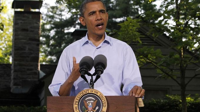 Barack Obama po summitu G8.