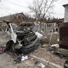 Válka na Ukrajině - zničené domy, zkáza, bombardování, Horenka, Horlovka, Pušča Vodica, Kyjev
