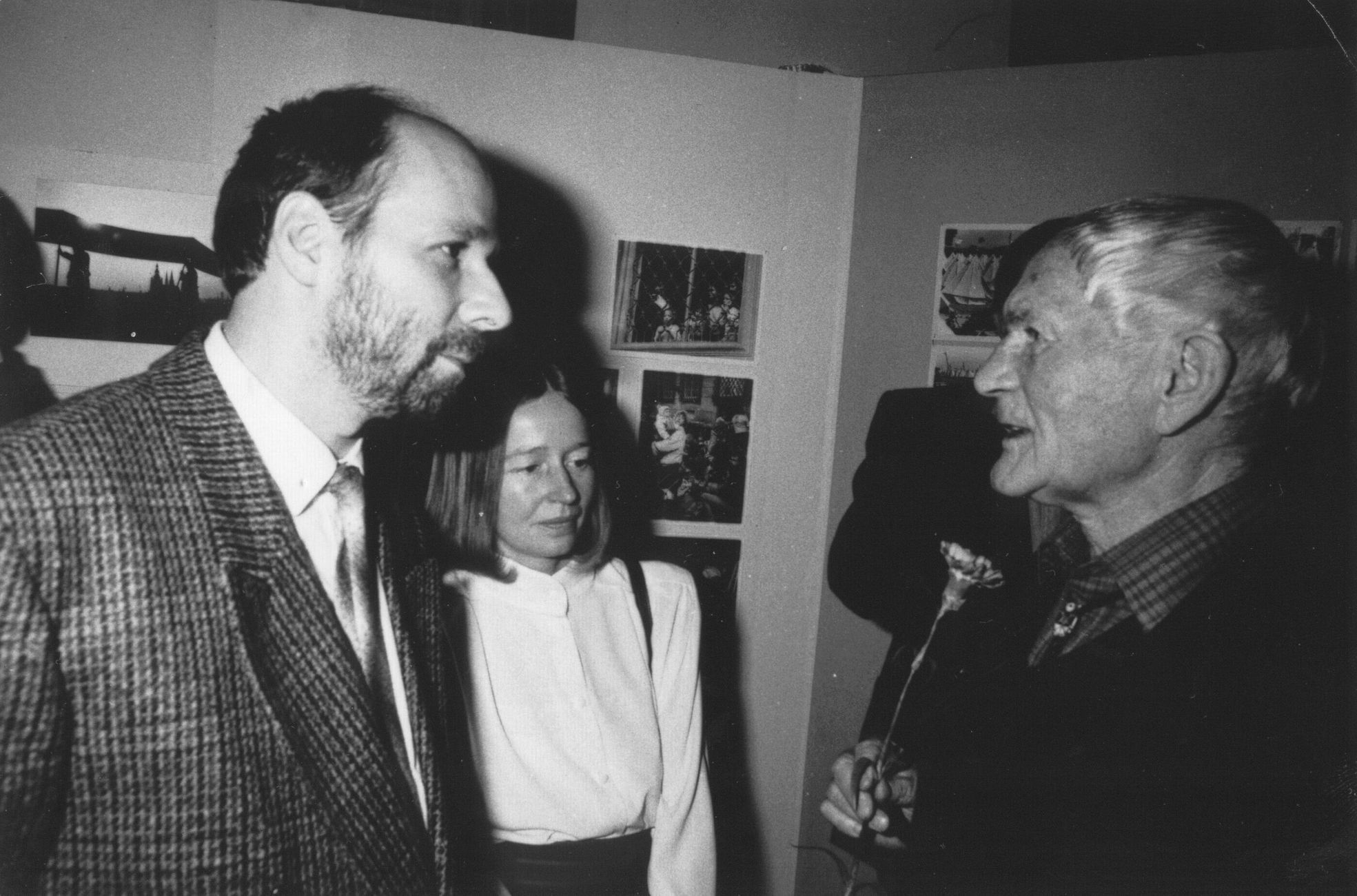 György Varga a Bohumil Hrabal, 1992.