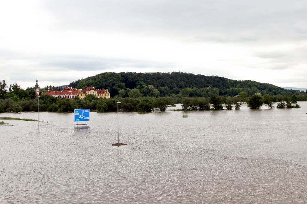 Povodne Praha , 5.6., Zbraslav