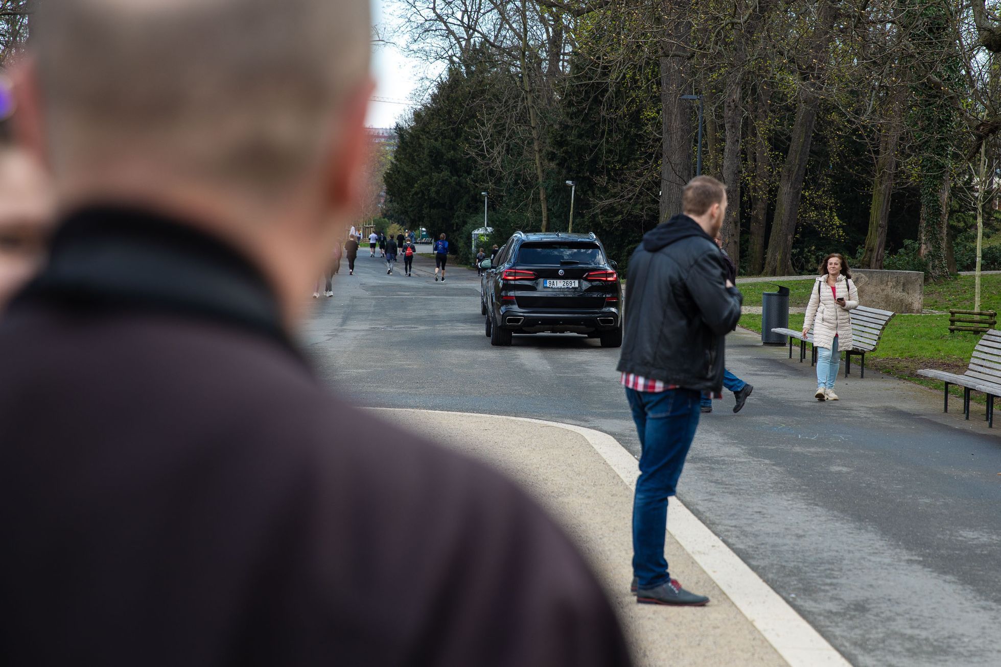 Prezident Petr Pavel a běh ve Stromovce s lidmi, platforma Impakt
