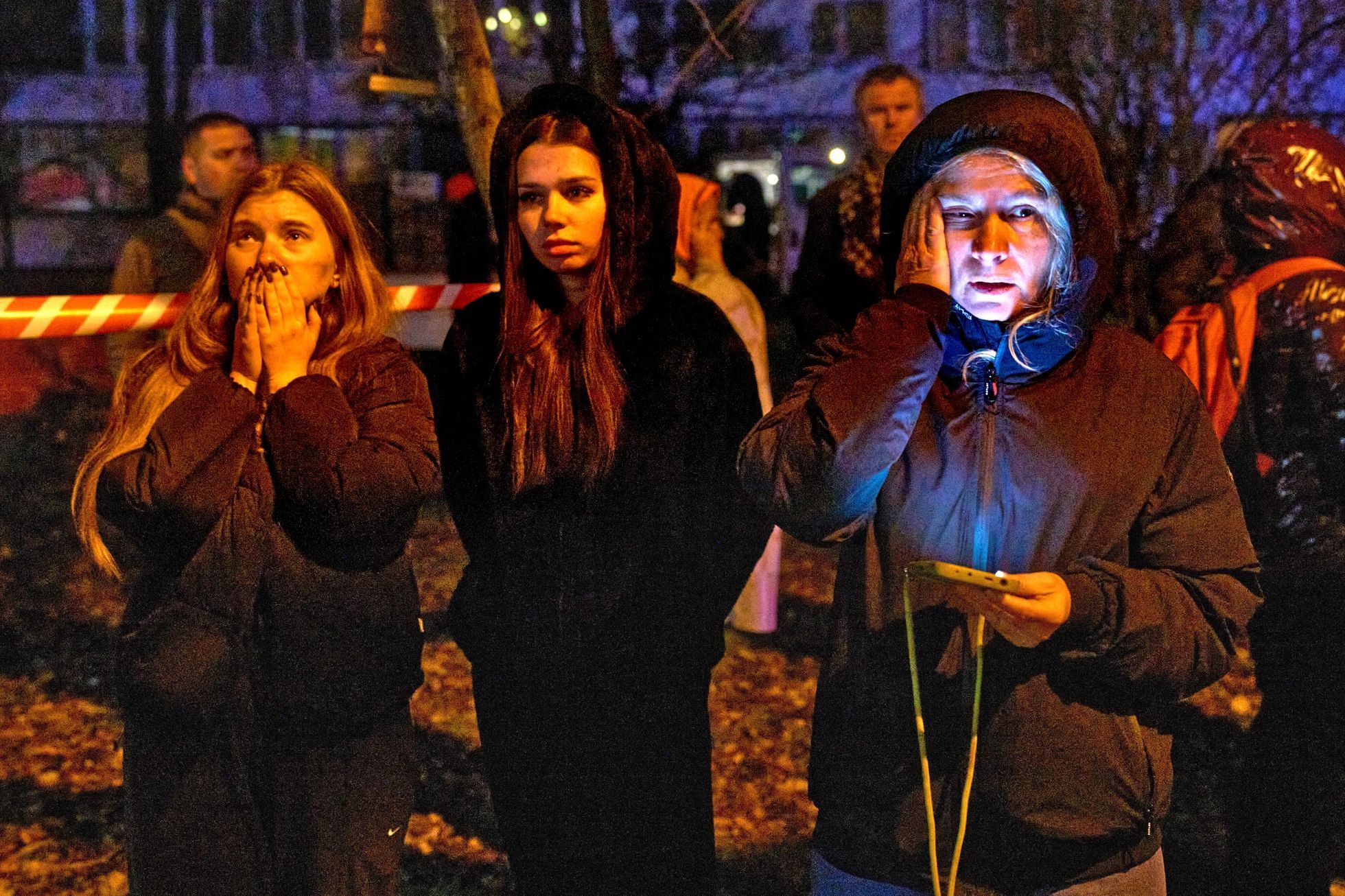 Ukrajina, Kyjev, Rusko, válka, drony, bombardování,