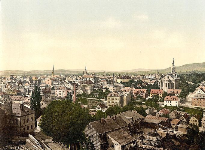 Česko a Slovensko na historických fotochromových snímcích, pořízených kolem roku 1900