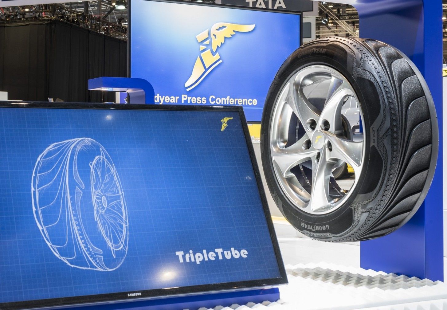 Koncept pneumatiky Goodyear Tripple Tube