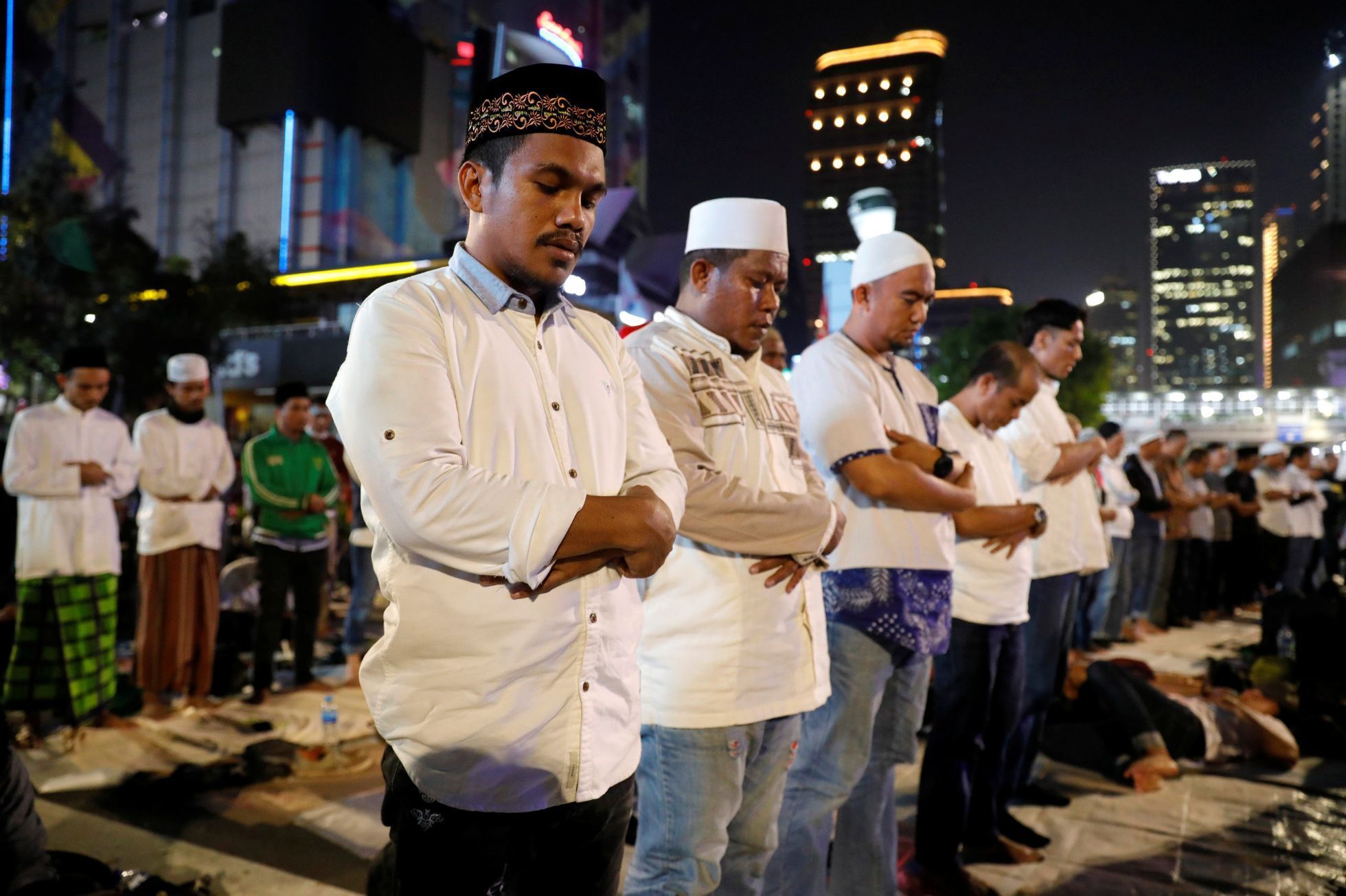 Protesty na Jakartě