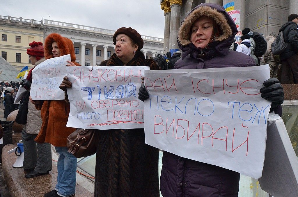 Demonstrace v Kyjevě