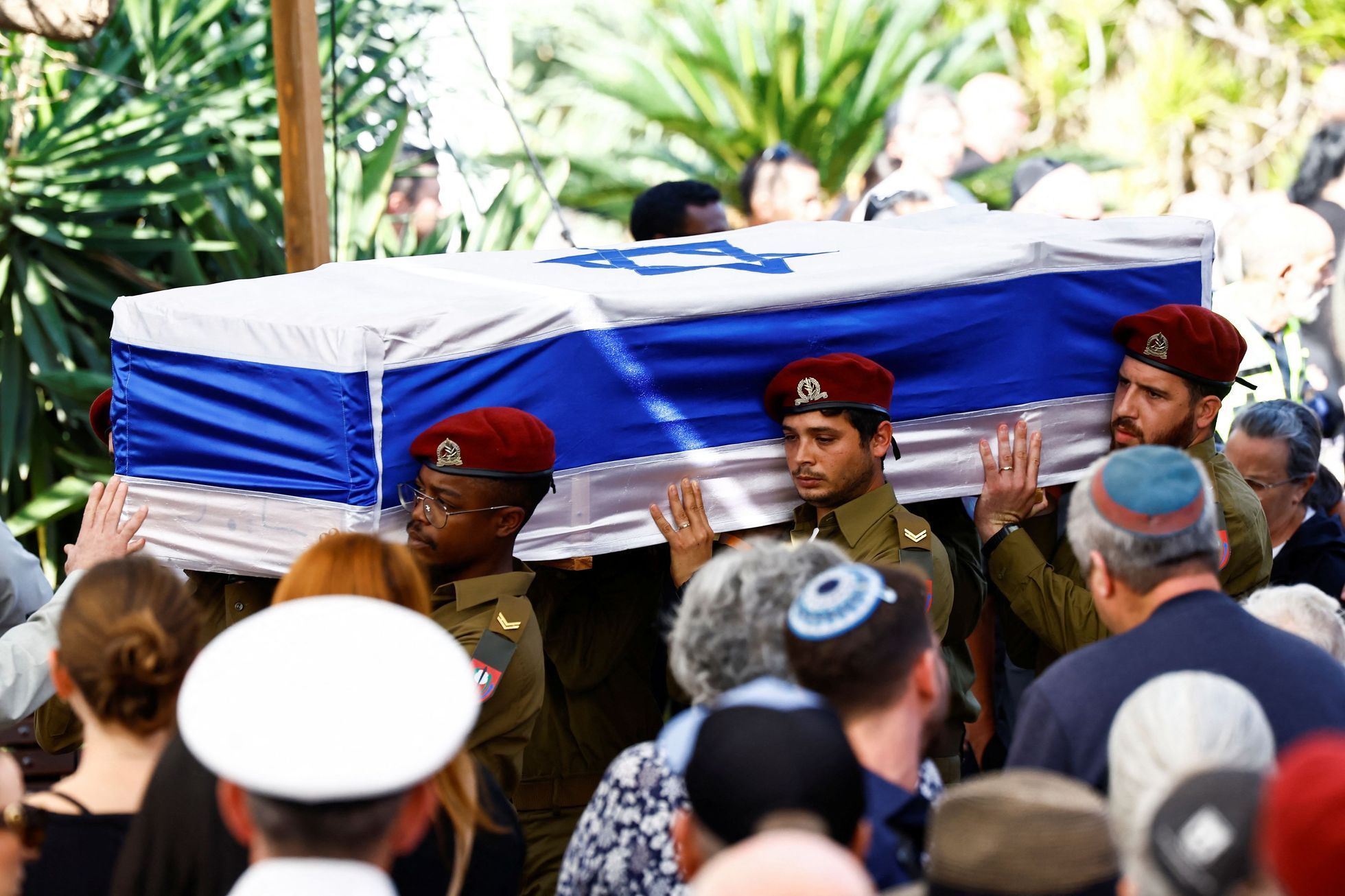Izrael Palestinci pohřby 8