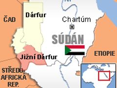 Území autonomního Jižního Súdánu se rozkládá na 590 tisících kilometrů čtverečních (hranice je na mapě vyznačena přerušovanou modrou čarou)