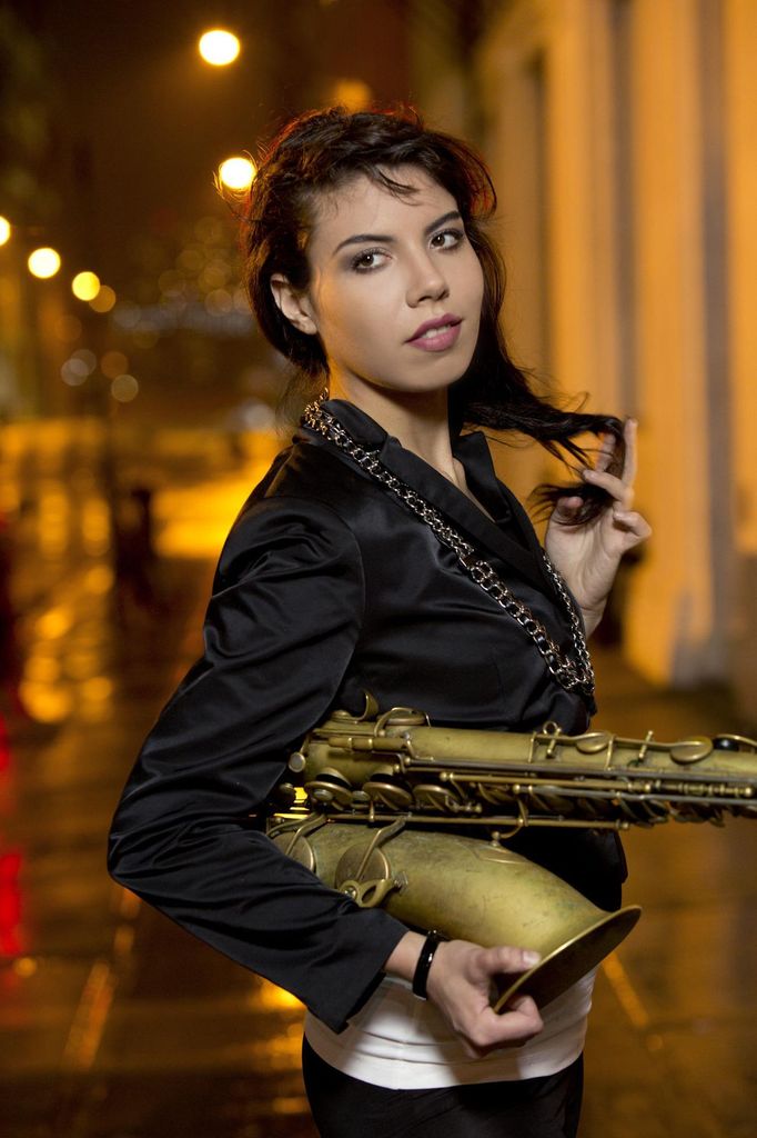 Jazzová saxofonistka Melissa Aldana.